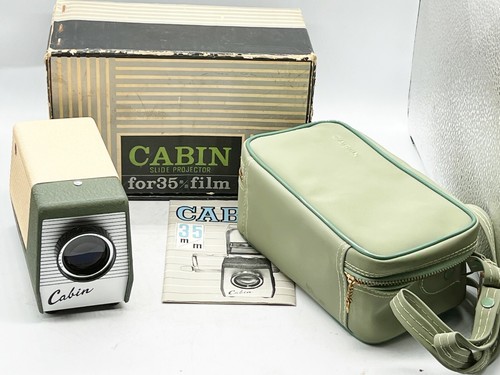 Vintage cabin slide projector - cabin,