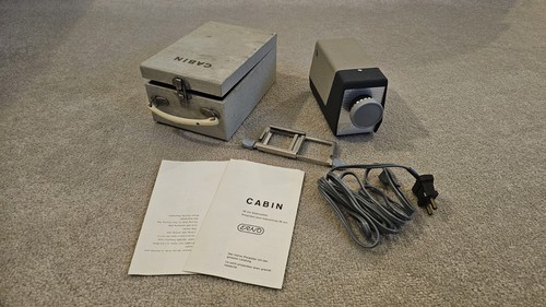 Vintage cabin slide projector - slide,