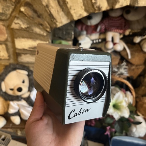 Vintage cabin slide projector - vintage,