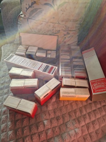 Vintage slide projector - vintage,